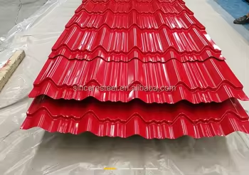 Color Coated Steel Roofing Sheet PPGI Corrugated Roof Tile