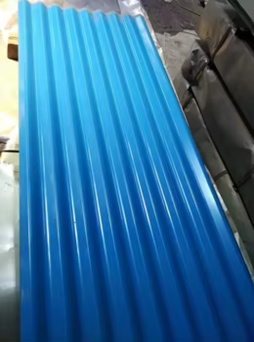 Color Coated Steel Roofing Sheet PPGI Corrugated Roof Tile